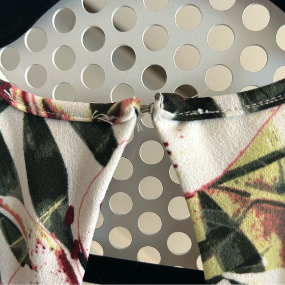 Spenser Jeremy Halter Midi Dress Size Large Tropical Floral Print GUC - Picture 10 of 10